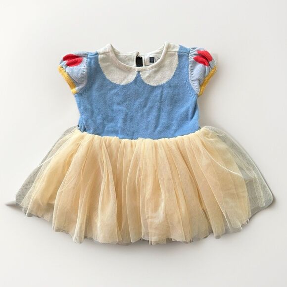 Baby Gap x Disney Snow White Knit Tulle Tutu Dress 6-12 Months - Picture 1 of 8